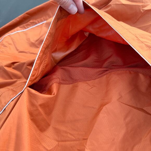 Texas Longhorns Nike Men’s Medium Orange Windbreaker 1/4 Zip Pullover Zip Pocket - Picture 11 of 11